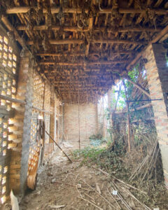 Secadero de tabaco abandonado