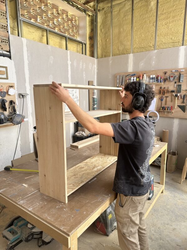 montaje de mueble curso carpintería