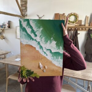 Taller del mes: Crear una playa con relieve, color y textura