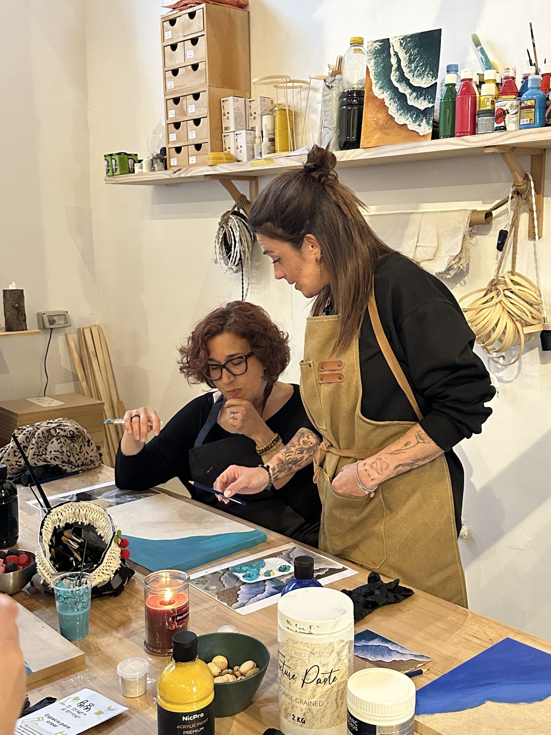 Taller del mes: Crear una playa con relieve, color y textura - Imagen 7